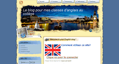 Desktop Screenshot of anglais-college.fr